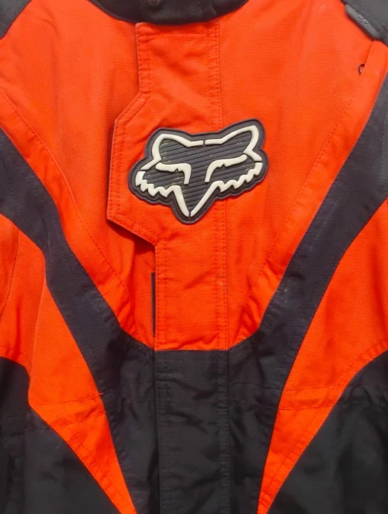 FOX RACING - Men's Black & Red 360 Convertible Motorcycle Riding Jacket Medium - Picture 4 of 6